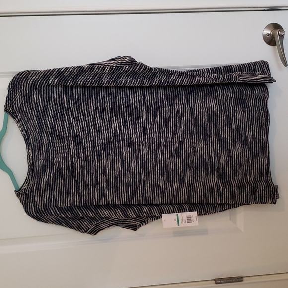 New Directions Studio Women's Navy Slub Knit Top - Size 2X - Picture 4 of 7
